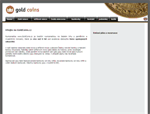 Tablet Screenshot of goldcoins.cz